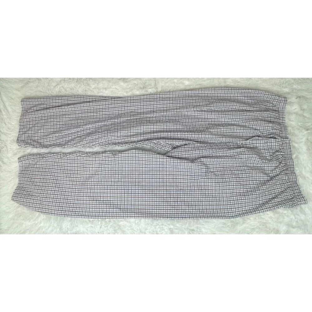 Alexander Lloyd 2 Piece 3XL Tall Pajama Set Lightweight Long Sleeve White Blue